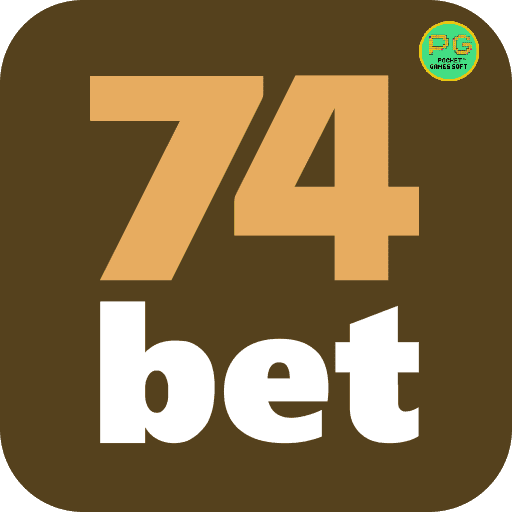 Imagem promocional da 74BET mostrando a plataforma e suas vantagens